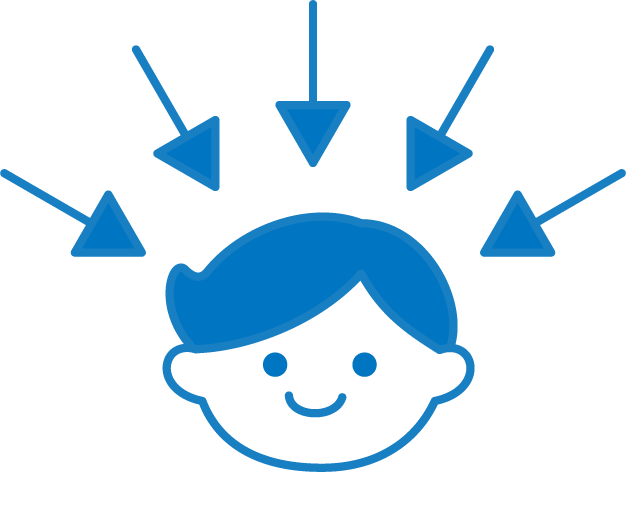 知識を身につけるこども