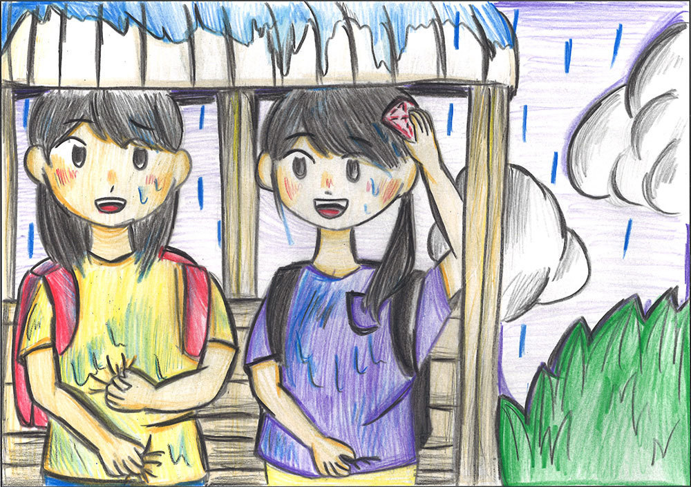 2023年度 咲くやこの花中学校 芸術分野(美術・デザイン)合格作品05A