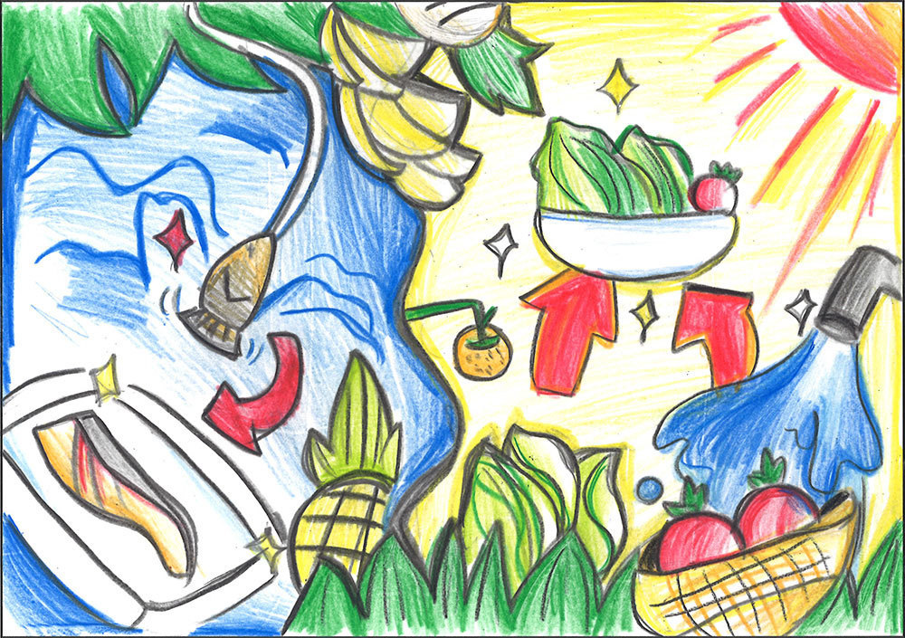 2023年度 咲くやこの花中学校 芸術分野(美術・デザイン)合格作品05B