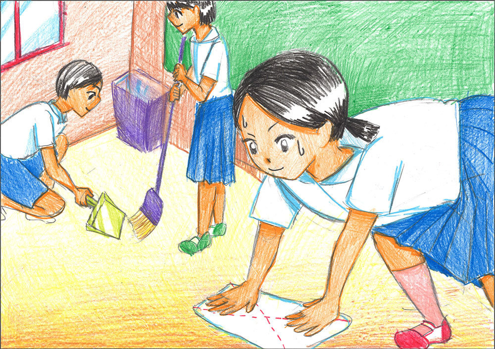 2022年度 咲くやこの花中学校 芸術分野(美術・デザイン)合格作品01A