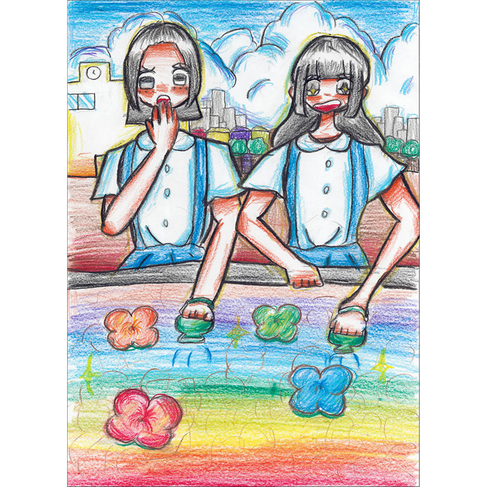 2024年度 咲くやこの花中学校 芸術分野(美術・デザイン)合格作品tn-a