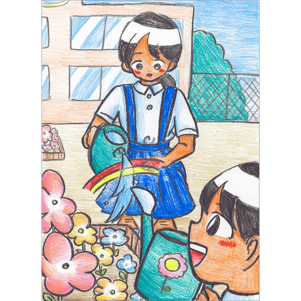 2024年度 咲くやこの花中学校 芸術分野(美術・デザイン)合格作品th-a