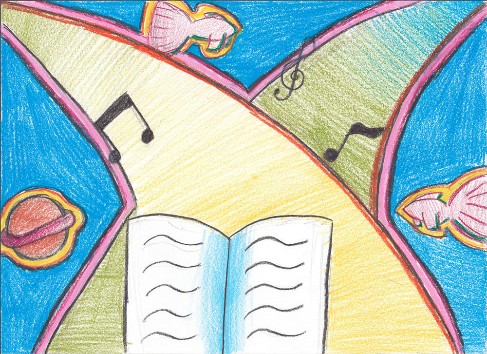 2024年度 咲くやこの花中学校 芸術分野(美術・デザイン)合格作品su-b