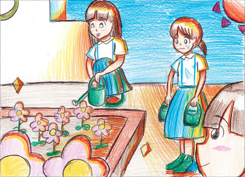 2024年度 咲くやこの花中学校 芸術分野(美術・デザイン)合格作品su-a