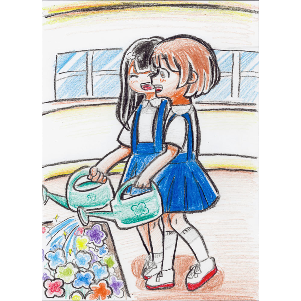 2024年度 咲くやこの花中学校 芸術分野(美術・デザイン)合格作品hy-a