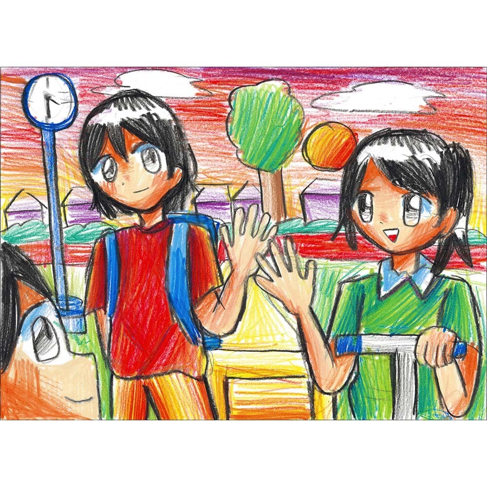 2025年度 咲くやこの花中学校 芸術分野(美術・デザイン)合格作品naka-a