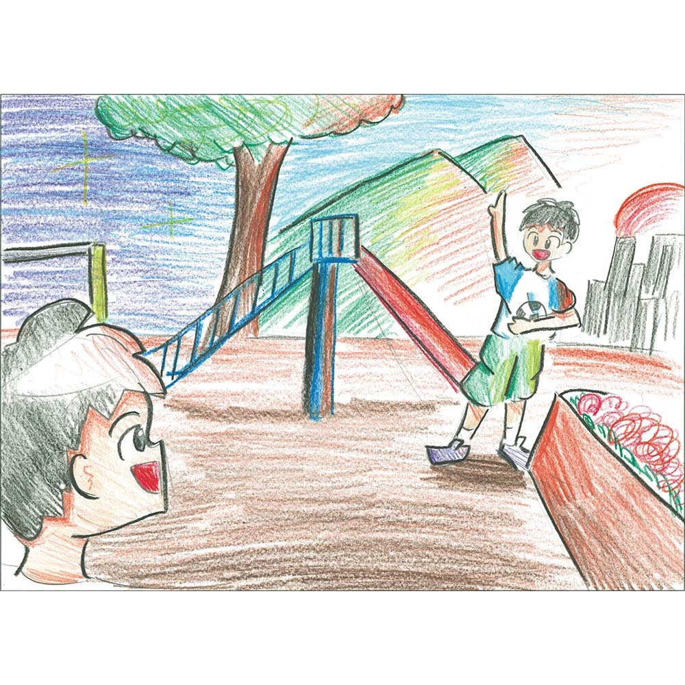 2025年度 咲くやこの花中学校 芸術分野(美術・デザイン)合格作品yata-a