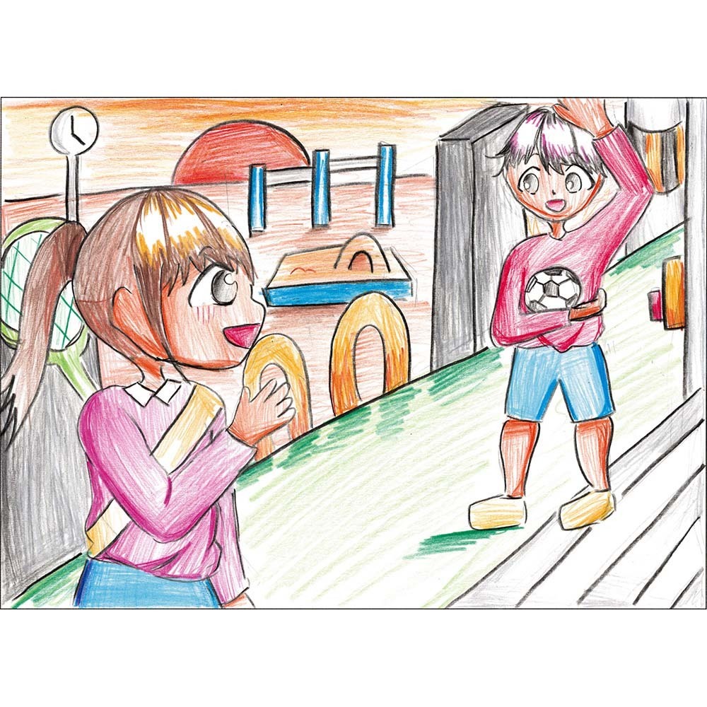 2025年度 咲くやこの花中学校 芸術分野(美術・デザイン)合格作品wakna-a