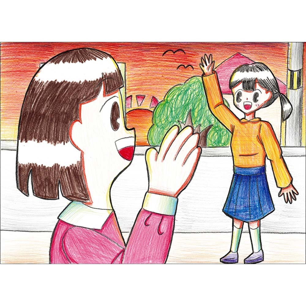 2025年度 咲くやこの花中学校 芸術分野(美術・デザイン)合格作品kaho-a