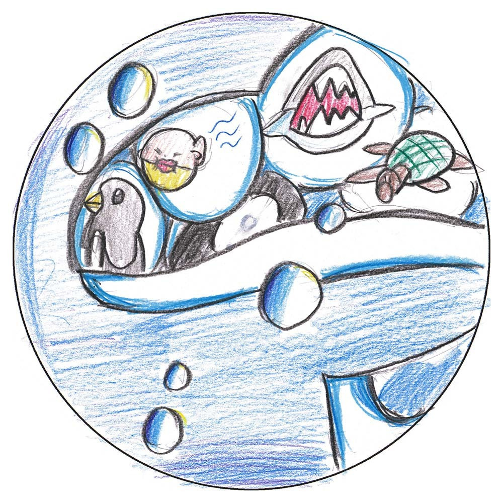 2025年度 咲くやこの花中学校 芸術分野(美術・デザイン)合格作品yamchi-b