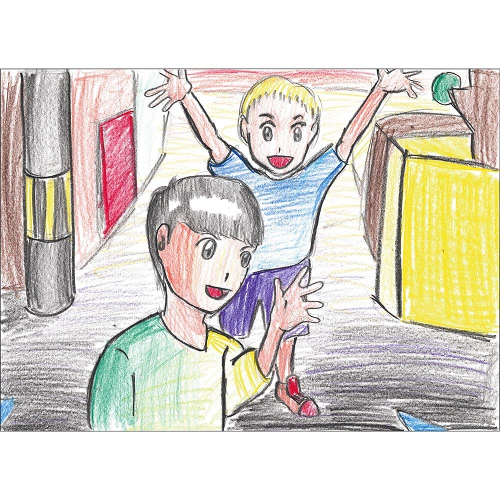 2025年度 咲くやこの花中学校 芸術分野(美術・デザイン)合格作品yamchi-a