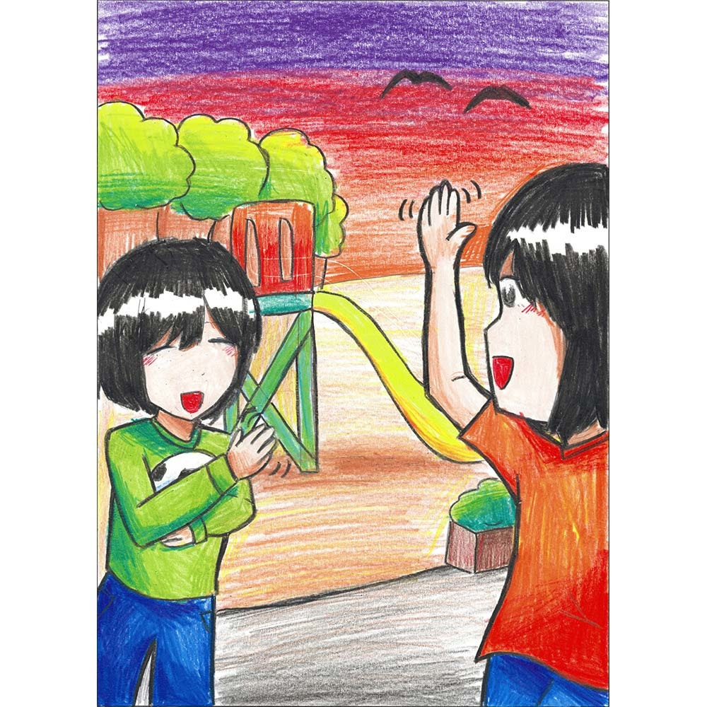 2025年度 咲くやこの花中学校 芸術分野(美術・デザイン)合格作品yagchi-a